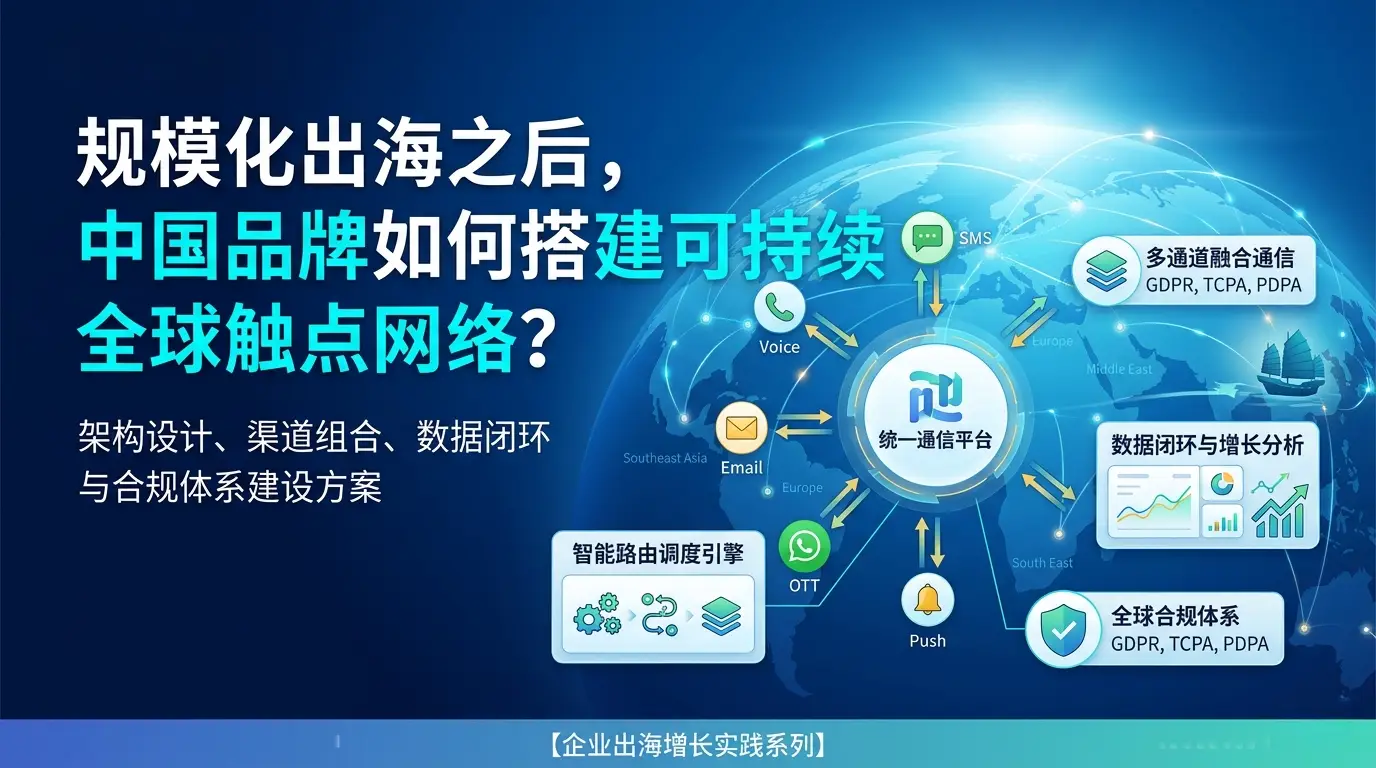 规模化出海之后，中国品牌如何搭建可持续的全球触点网络？