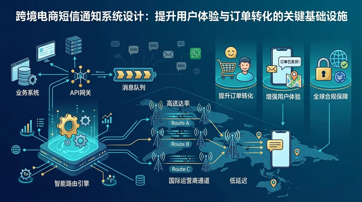 跨境电商短信通知系统：提升全球订单履约体验的核心基础设施