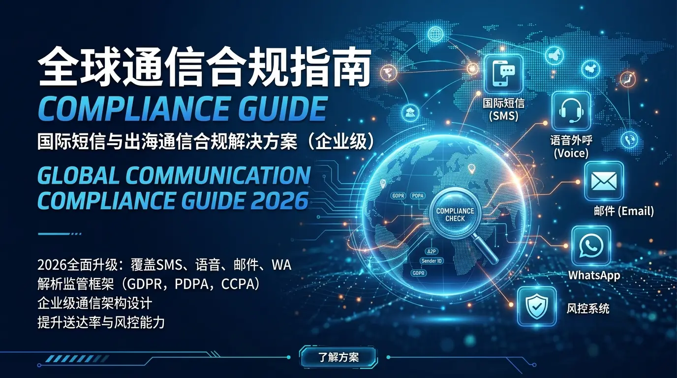 Global Communication Compliance Guide 2026 | International SMS, Voice & Email Compliance Solutions
