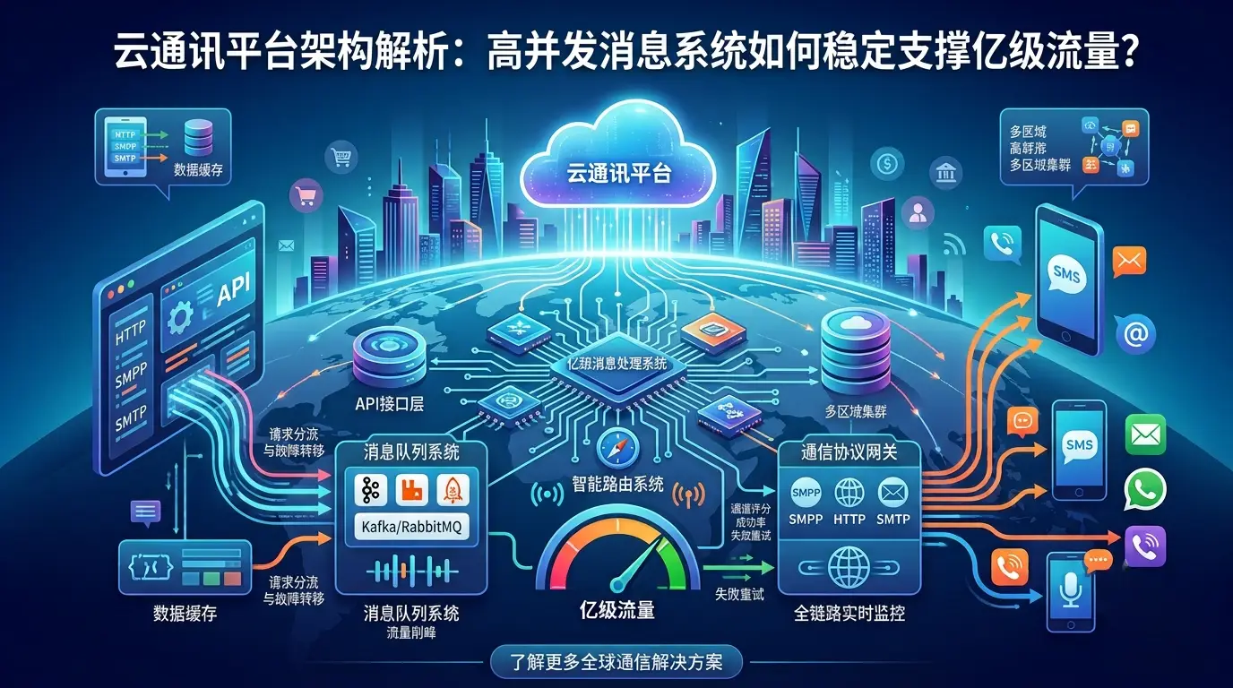 Cloud Communication Platform Architecture Analysis: How High-Concurrency Messaging Systems Support Hundreds of Millions of Traffic?